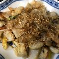 うな重浦和's cooksnap of when they made 里芋とアスパラのバター醤油炒め.