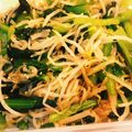 おもちまるとシャルル's cooksnap of when they made 作り置きおかず　もやしと小松菜のナムル.