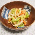バカリャウ's cooksnap of when they made キャベツの胡麻味噌マヨ和え.