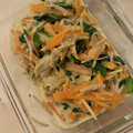 えり0915's cooksnap of when they made ほうれん草とエノキの和え物.