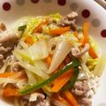 あたむ❤189's cooksnap of when they made 豚肉と白菜の中華あんかけ丼.