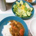 速めのパブロ's cooksnap of when they made 超簡単♪レタス・きゅうり・コーンのサラダ.
