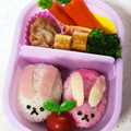 サイチョン's cooksnap of when they made 幼稚園 お弁当♡ちびうさぎ 簡単 キャラ.