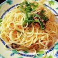 クックJMXHYH☆'s cooksnap of when they made あえるだけ！ツナ缶と塩昆布のパスタ.