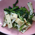あんずずず's cooksnap of when they made 白だしで。油揚げと小松菜の煮浸し.