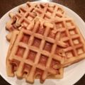 クックDPW3YX☆'s cooksnap of when they made HMとワッフルメーカーで！きなこワッフル.