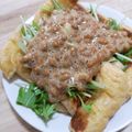 小太郎★'s cooksnap of when they made 薄揚げ梅納豆.