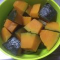 hirokumi93's cooksnap of when they made 早技☆蒸らしでホクホクかぼちゃ.