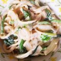くむちん's cooksnap of when they made ほうれん草とベーコンのクリームスパゲティ.