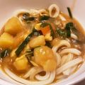 さちぶた♪'s cooksnap of when they made カレーの残りでカレーうどん.