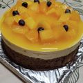 nyangomama's cooksnap of when they made マンゴームースケーキ.