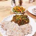 ⁂山暮らしわんこ⁂'s cooksnap of when they made パラタ／ロティ　カレー用主食の薄焼きパン.