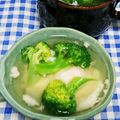 ととろ＆めい's cooksnap of when they made 落とし卵とブロッコリーの満足スープ*･.