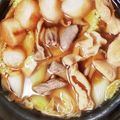 しょこらーしか♡'s cooksnap of when they made 白ネギと白菜だけのモツ鍋.