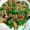 プラハの街並み's cooksnap of when they made ピーマンとひき肉の甘辛炒め♪.