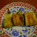 むさんママ's cooksnap of when they made お弁当に♪くるくるズッキーニ.