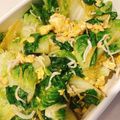 ★まいちむ★'s cooksnap of when they made しらすとロメインレタスの炒め和え.
