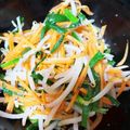 あたむ❤189's cooksnap of when they made もやしとニラとニンジンの彩りナムル.