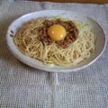 さむがりこ's cooksnap of when they made めんつゆと納豆だけパスタ.