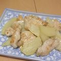 きらり流れ星's cooksnap of when they made 鶏じゃがのバター醤油炒め.