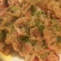rise aris's cooksnap of when they made サクッサク！あおさと小えびのかき揚げ.