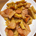 もたいФωФ's cooksnap of when they made 簡単！レンコンとソーセージの和風炒め.