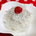 みっくママ's cooksnap of when they made 紅白合戦☆しらすおろしに梅.