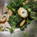 クックGE8ERY☆'s cooksnap of when they made 春菊とちくわのナムル.