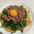 TOMOえ's cooksnap of when they made サッポロ一番 やみつき大皿あえめん.