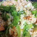 のりくうちゃん's cooksnap of when they made 【農家のレシピ】レタスとエビのチャーハン.