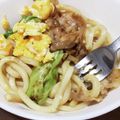ぴこってぃ's cooksnap of when they made ヒガシマルうどんスープで焼きうどん.