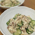 Ray✾'s cooksnap of when they made 冷や汁風★鯖缶ときゅうりの和え物.