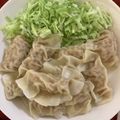 caruga's cooksnap of when they made ツルン美味しい♪大根と海老と挽肉の水餃子.