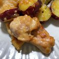 うーちゃんぐ's cooksnap of when they made 鶏ももとさつま芋レンコンの炒め煮.