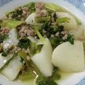 3児のハハ薬's cooksnap of when they made かぶのそぼろ煮.
