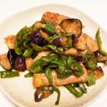 cook☆mi's cooksnap of when they made 豚ばら肉巻き厚揚げと野菜★焼肉のたれ焼き.