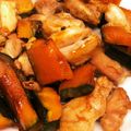 やえまりも's cooksnap of when they made 鶏もも肉とかぼちゃの照り焼き.