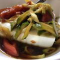 こた梅's cooksnap of when they made たっぷりトマトときゅうりで☆豆腐サラダ.