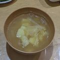 ラリー＆サラ's cooksnap of when they made 細切り大根とじゃがいもの味噌汁.