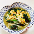 あっこ姉's cooksnap of when they made ほうれん草とエノキの卵とじ❀.
