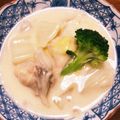 減塩パパ's cooksnap of when they made 鶏肉と舞茸と白菜のクリーム煮・スープ.
