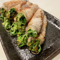 ENO’Sキッチン's cooksnap of when they made 【簡単おつまみ】かいわれの豚肉巻き.