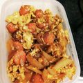 yurina319's cooksnap of when they made ☆玉ねぎ・卵・ウインナー炒め☆.
