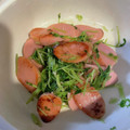ぷーとんR's cooksnap of when they made 豆苗であと1品 魚肉ソーセージと豆苗炒め.