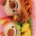ゆめゆづママ☆'s cooksnap of when they made キャラ弁＊簡単♪クリスマス雪だるま弁当.
