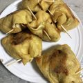 冷蔵庫レスキュー隊's cooksnap of when they made 大根葉の巾着焼き.