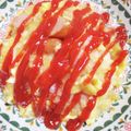 chucha's cooksnap of when they made 時短オムライス(オム丼).