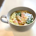 かっちゃん杉's cooksnap of when they made 白菜とカニカマの中華スープ★簡単.