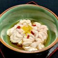 お料理ニャロメ's cooksnap of when they made 冬のご馳走☆白子の酢の物・柚子の香り♪.