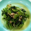 ナッツリ's cooksnap of when they made 小松菜のガーリック煮浸し.